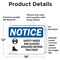 Signmission 12 in Height, 18 in Width, Vinyl Decal, Rectangle OS-2PACK-NS-D-1218-L-18215 - alternate 5